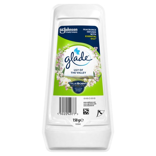 Glade Solid Bathroom Gel Lily of the Valley Air Freshener