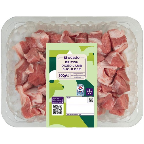 Ocado British Diced Lamb Shoulder