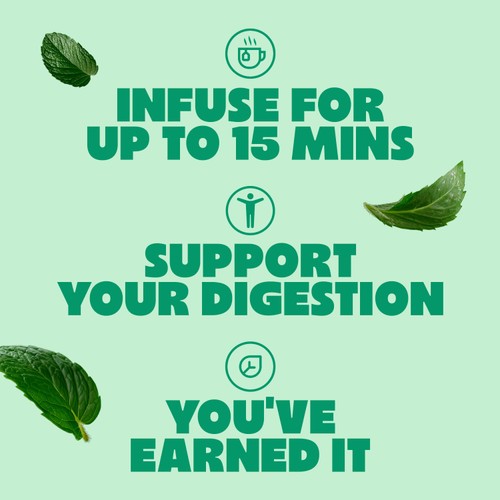 PUKKA Organic Three Mint Tea with Peppermint 40 Herbal Tea Bags