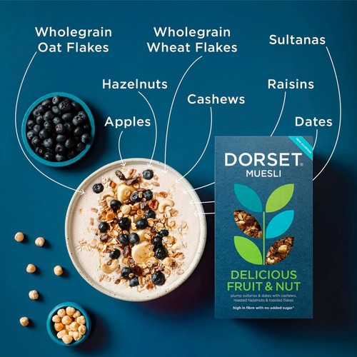 Dorset Cereals Delicious Fruit & Nut Muesli Breakfast Cereal