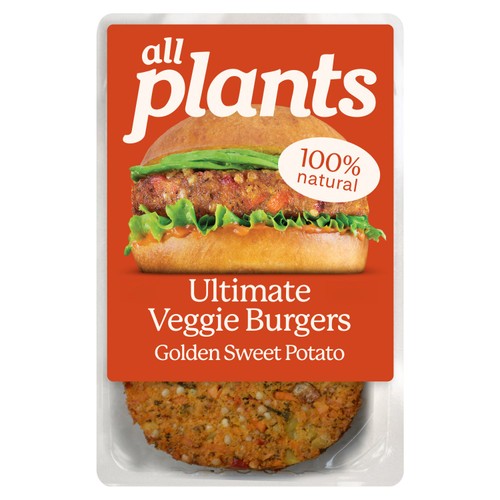 all plants Ultimate Veggie Burger Golden Sweet Potato