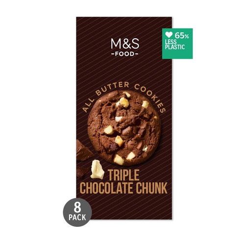 M&S Triple Chocolate Chunk Cookies