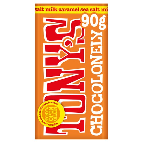 Tony's Chocolonely Caramel Sea Salt Small Snack Bar