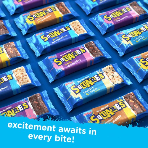 Kellogg's Rice Krispie Squares Delightfully Chocolate