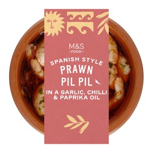 M&S Spanish Style Prawn Pil Pil Serves 2