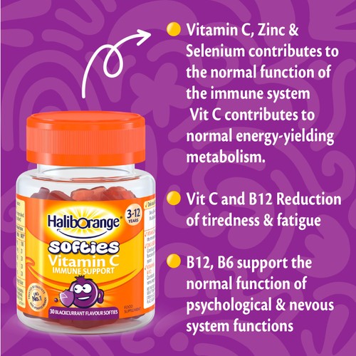 Haliborange Kid's Softies Vitamin C Gummies 3-12yrs