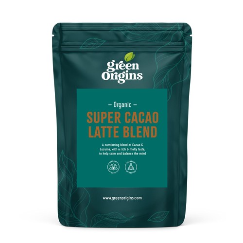 Green Origins Organic Super Cacao Hot Chocolate Blend 