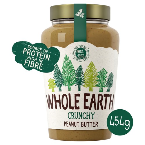 Whole Earth Original Crunchy Peanut Butter 454 G