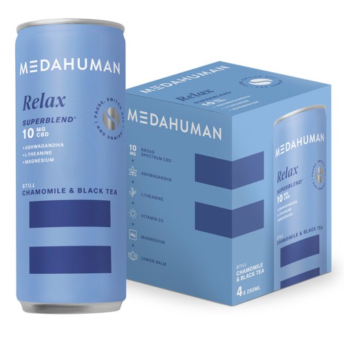 Medahuman Relax CBD Drink Chamomile & Black Tea