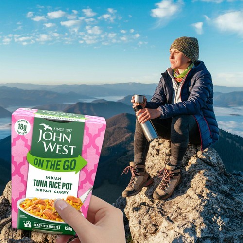 John West On The Go Indian Biryani Curry Tuna Rice Pot