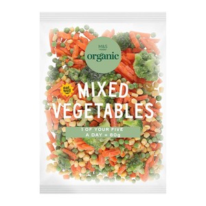 M&S Organic Mixed Vegetables Frozen