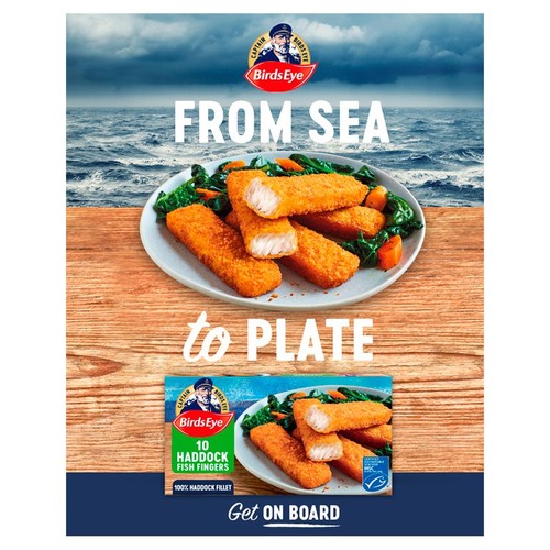 Birds Eye 10 MSC Breaded Haddock Fish Fingers