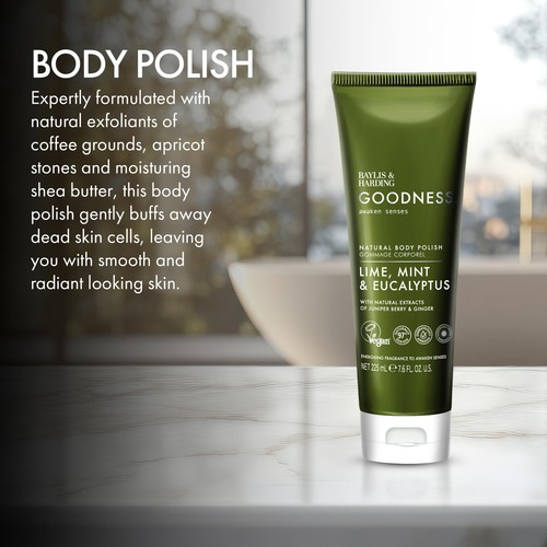 Baylis & Harding Goodness Awaken Lime, Mint & Eucalyptus Body Polish