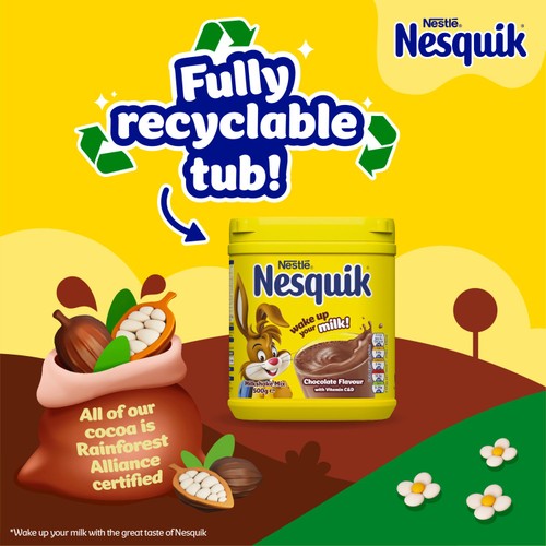 Nesquik Chocolate Milkshake Tub