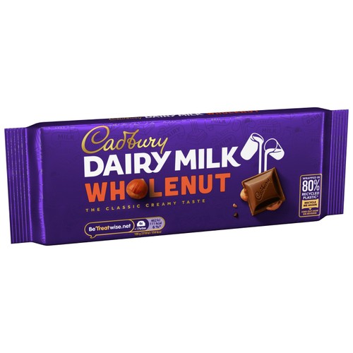 Cadbury Dairy Milk Whole Nut Chocolate Bar