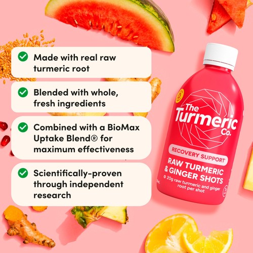 The Turmeric Co. Raw Turmeric & Ginger dosing bottle
