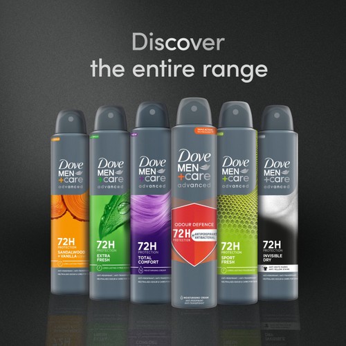 Dove Men+Care Advanced Antiperspirant Deodorant Invisible Dry