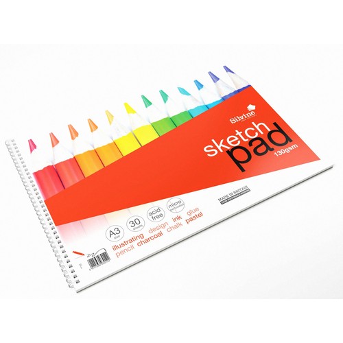Silvine A3+ Twin Wire Sketch Pad