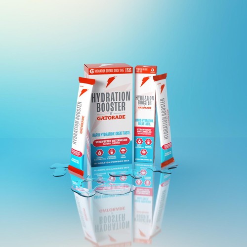 Gatorade Strawberry & Watermelon Hydration Booster Electrolytes
