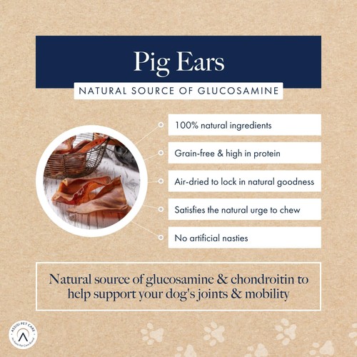 Hollings Pigs Ears Dog Treats