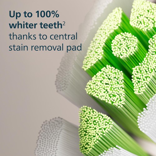 Philips Sonicare W2 Optimal White Brush Head, White, 2+1 Pack