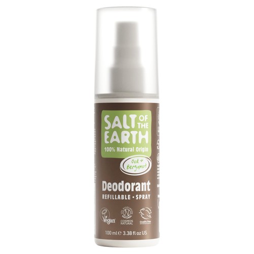 Salt of the Earth Natural Deodorant Spray Oud & Bergamot