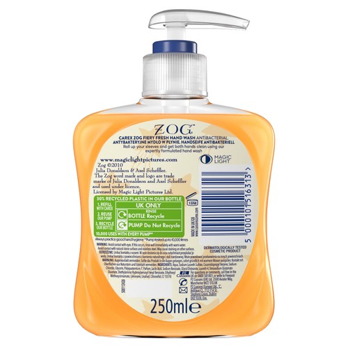Carex ZOG Fiery Fresh Antibacterial Handwash