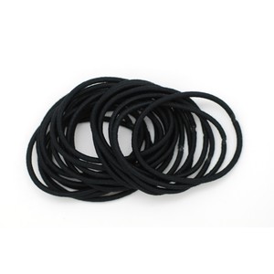 Thin Snag Free Hair Bands, Black
