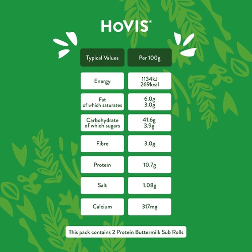 Hovis Cheese and Herbs Sub Rolls