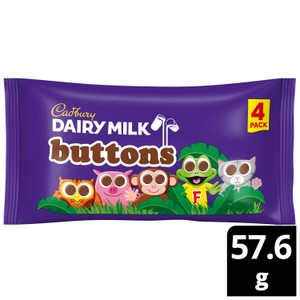 Cadbury Dairy Milk Chocolate Buttons Treatsize Bags