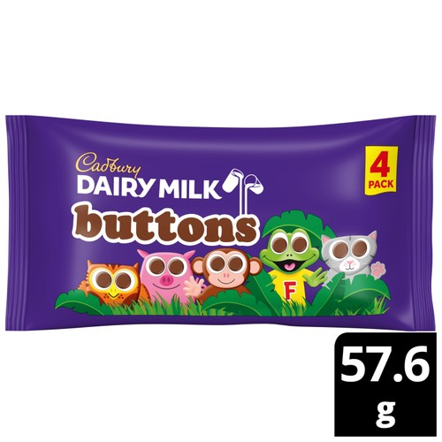 Cadbury Dairy Milk Chocolate Buttons Treatsize Bags