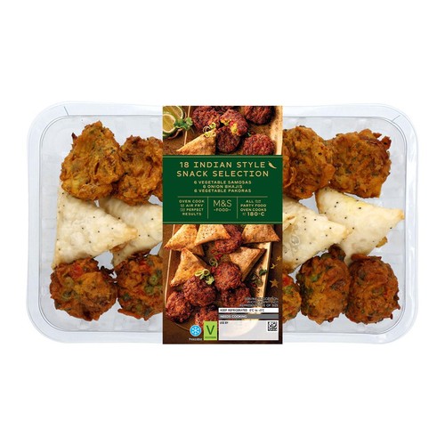 M&S 18 Indian Snack Selection