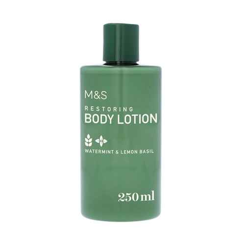 M&S Restoring Body Lotion Watermint & Lemon Basil