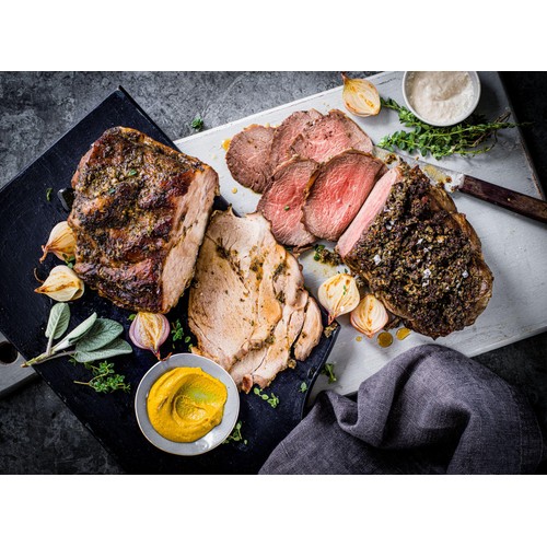 M&S Garlic & Herb Beef Joint Frozen