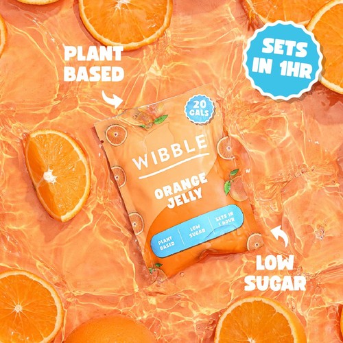 Wibble Plant-based Orange Jelly Crystals