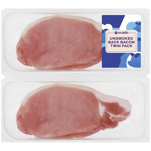 Ocado Unsmoked Back Bacon Twin Pack