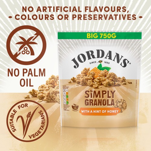 Jordans Simply Granola with a Hint of Honey Breakfast Cereal