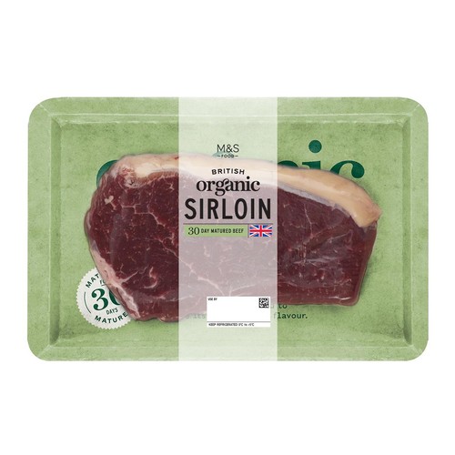 M&S Organic Sirloin Steak