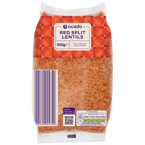 Ocado Red Split Lentils