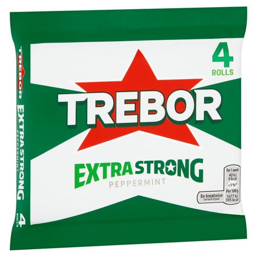 Trebor Extra Strong Peppermint Mint Rolls