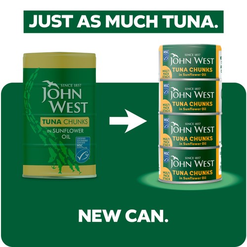 John West Tuna Chunks in Sunflower Oil MSC