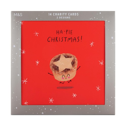 M&S Log Pie Duo Cards Multipack