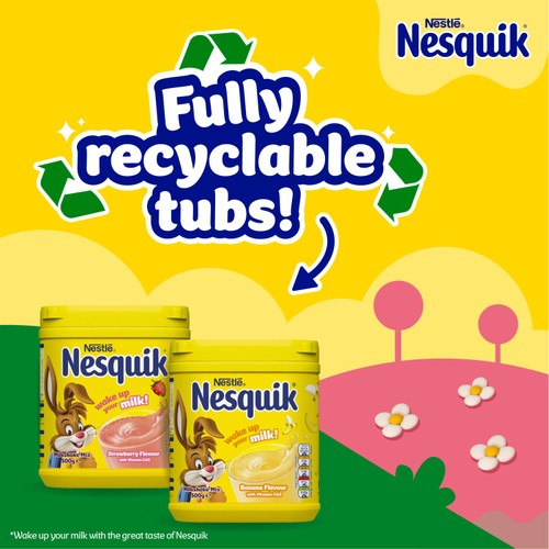 Nesquik Strawberry Milkshake Tub