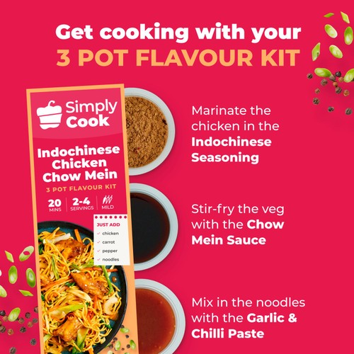 Simply Cook Indochinese Chicken Chow Mein