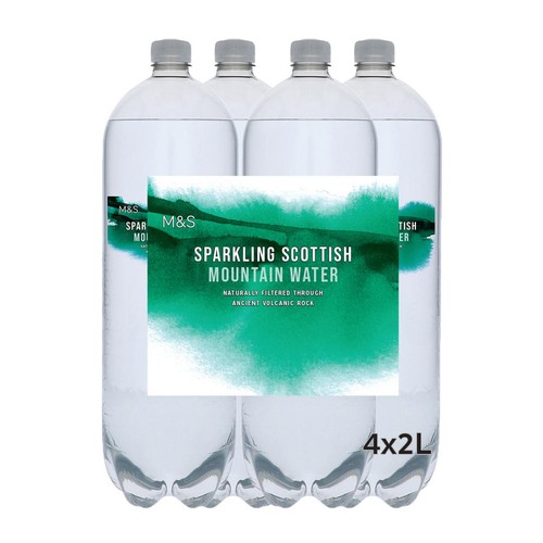 M&S Sparkling Scottish Mountain Water 