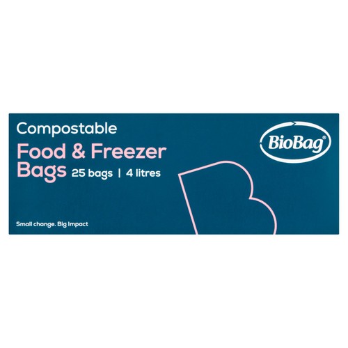 BioBag 4L Compostable Food and Freezer Bags