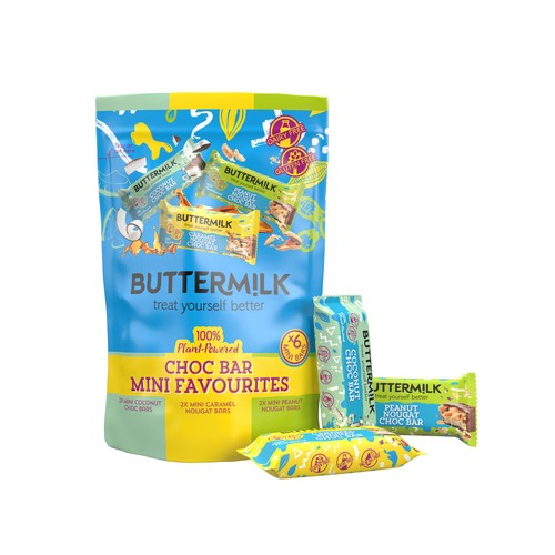 Buttermilk Vegan Dairy Free Mini Choc Bar Favourites Selection Pack
