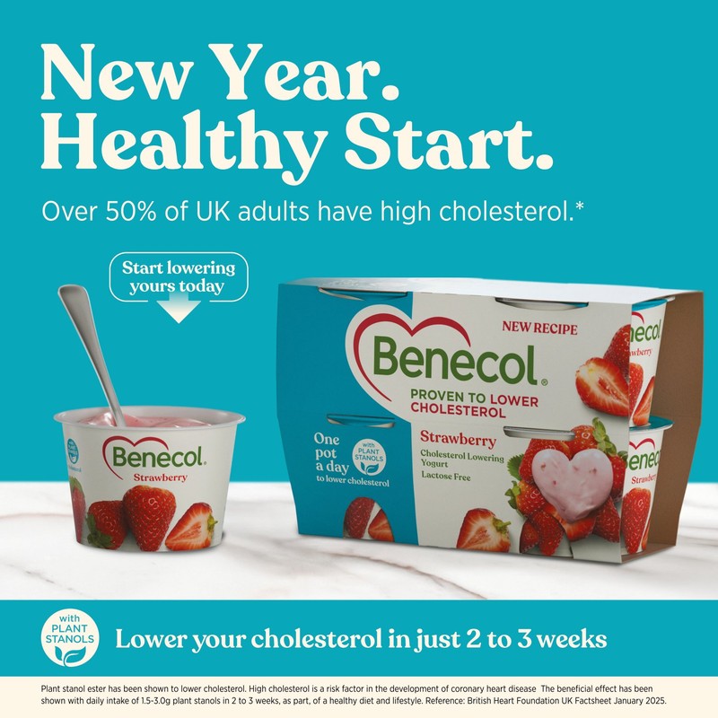 Benecol Cholesterol Lowering Yoghurt Strawberry - Ocado