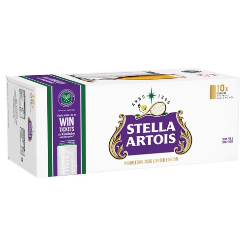 Stella Artois Belgian Lager Beer Cans