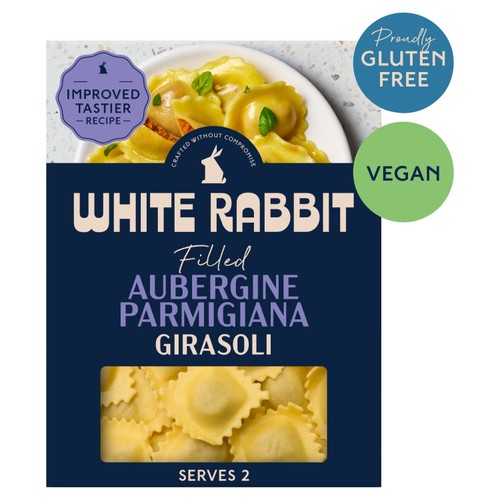 White Rabbit Gluten Free Aubergine Parmigiana Fresh Girasoli Pasta